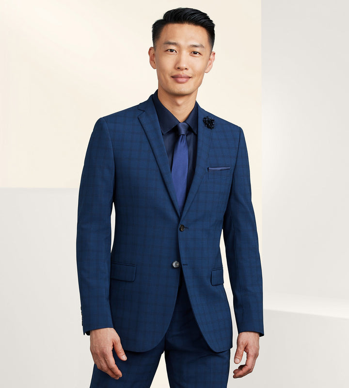 3 Piece Navy Blue Suit | Gentleman's Guru